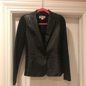Michael Kors Leather Blazer