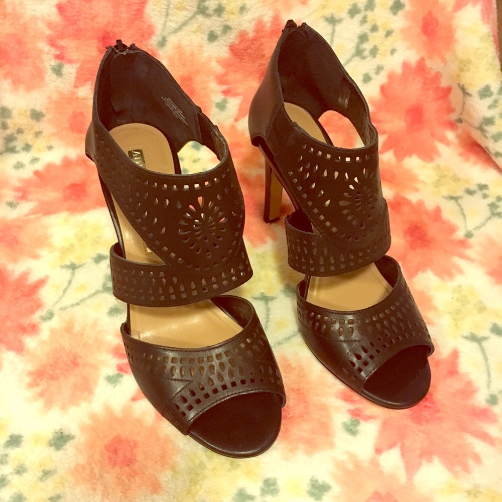 Audrey Brooke black sandal heels