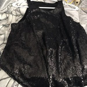 Black sparkly shirt
