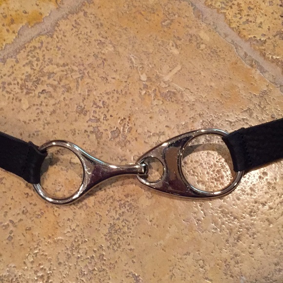 Leather upper belt with silver clasp - Picture 2 of 4