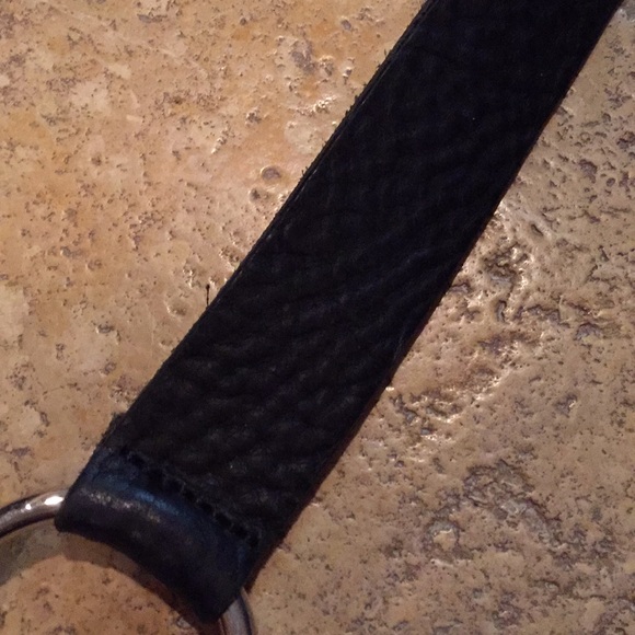 Leather upper belt with silver clasp - Picture 3 of 4