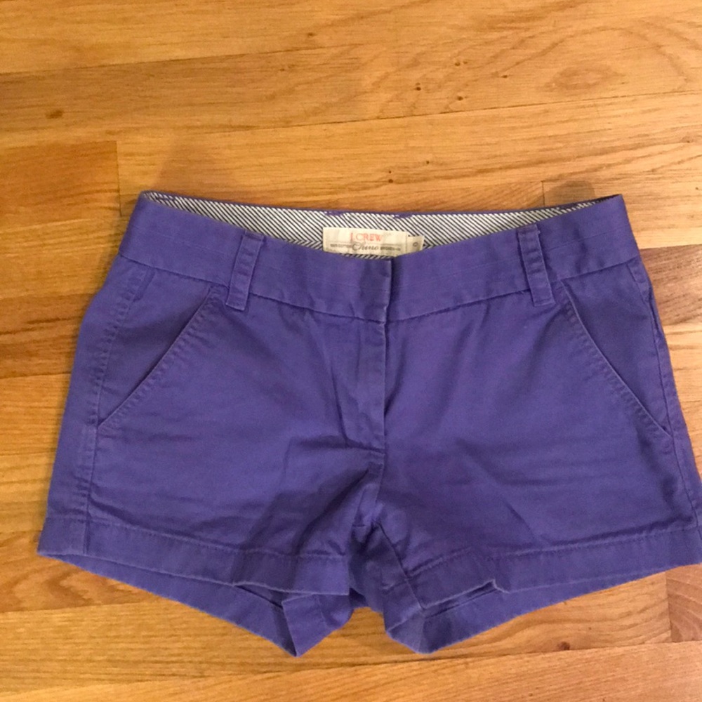 Jcrew Purple Chino Shorts