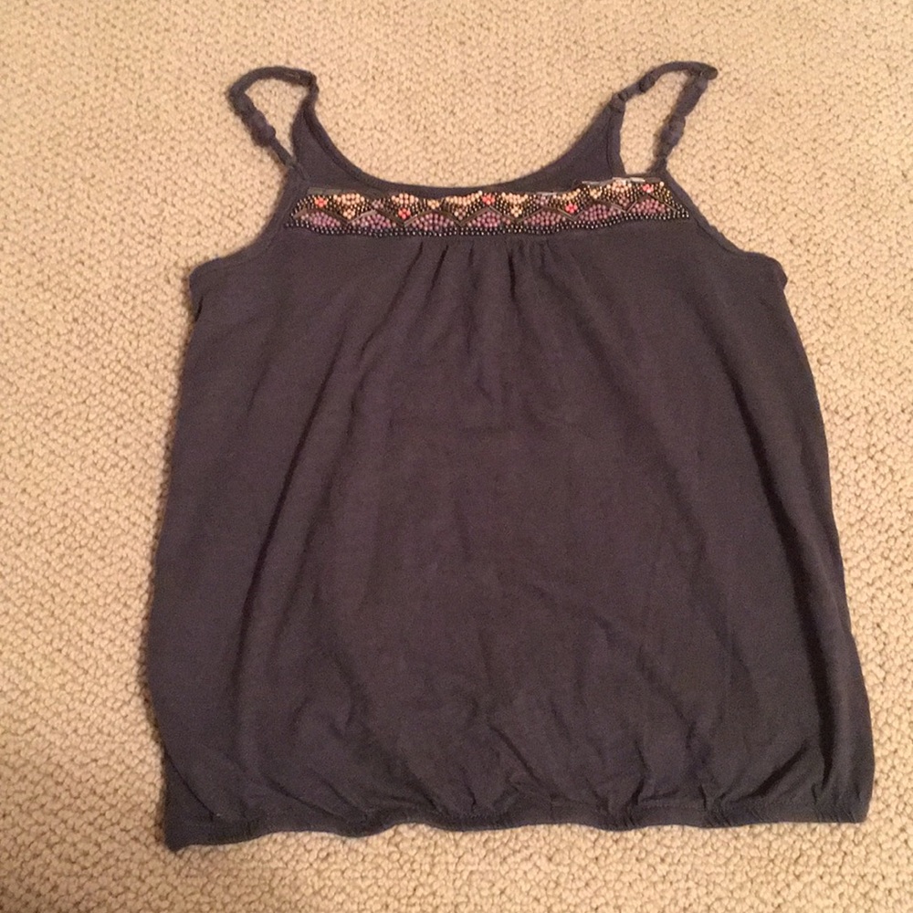 Aerie beaded tank lightly worn great detail size M