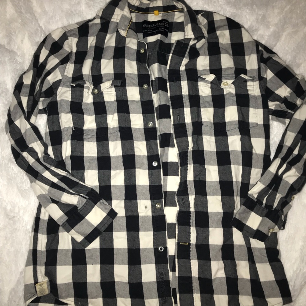 Nautica button down flannel