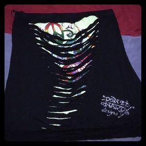 Ed Hardy tube top. 1x fits 16-18