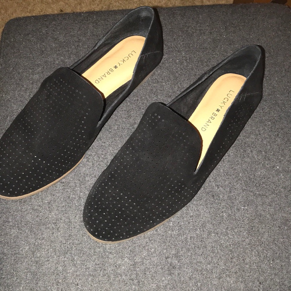 Lucky brand black loafers