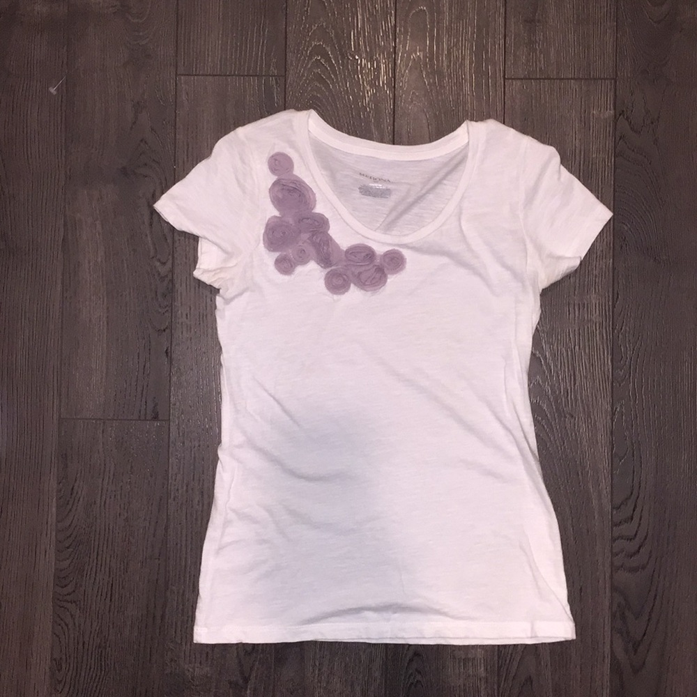 Purple appliqué Tee