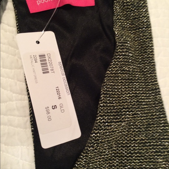 Gold Party Dress NWT - Picture 3 of 3