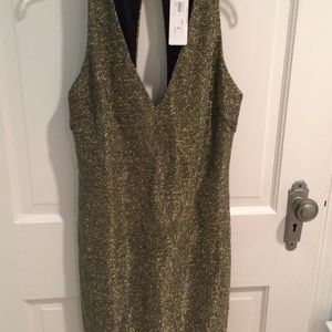 Gold Party Dress NWT