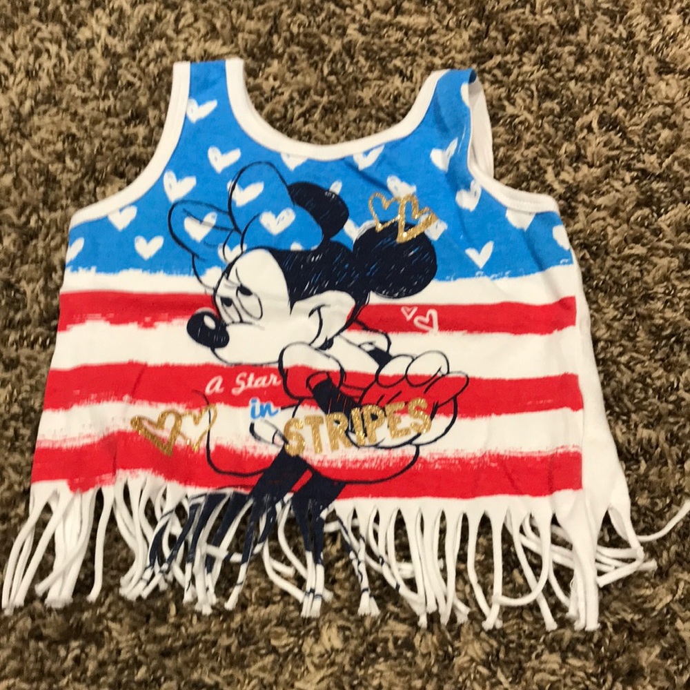 Toddler girls fourth of July shirt