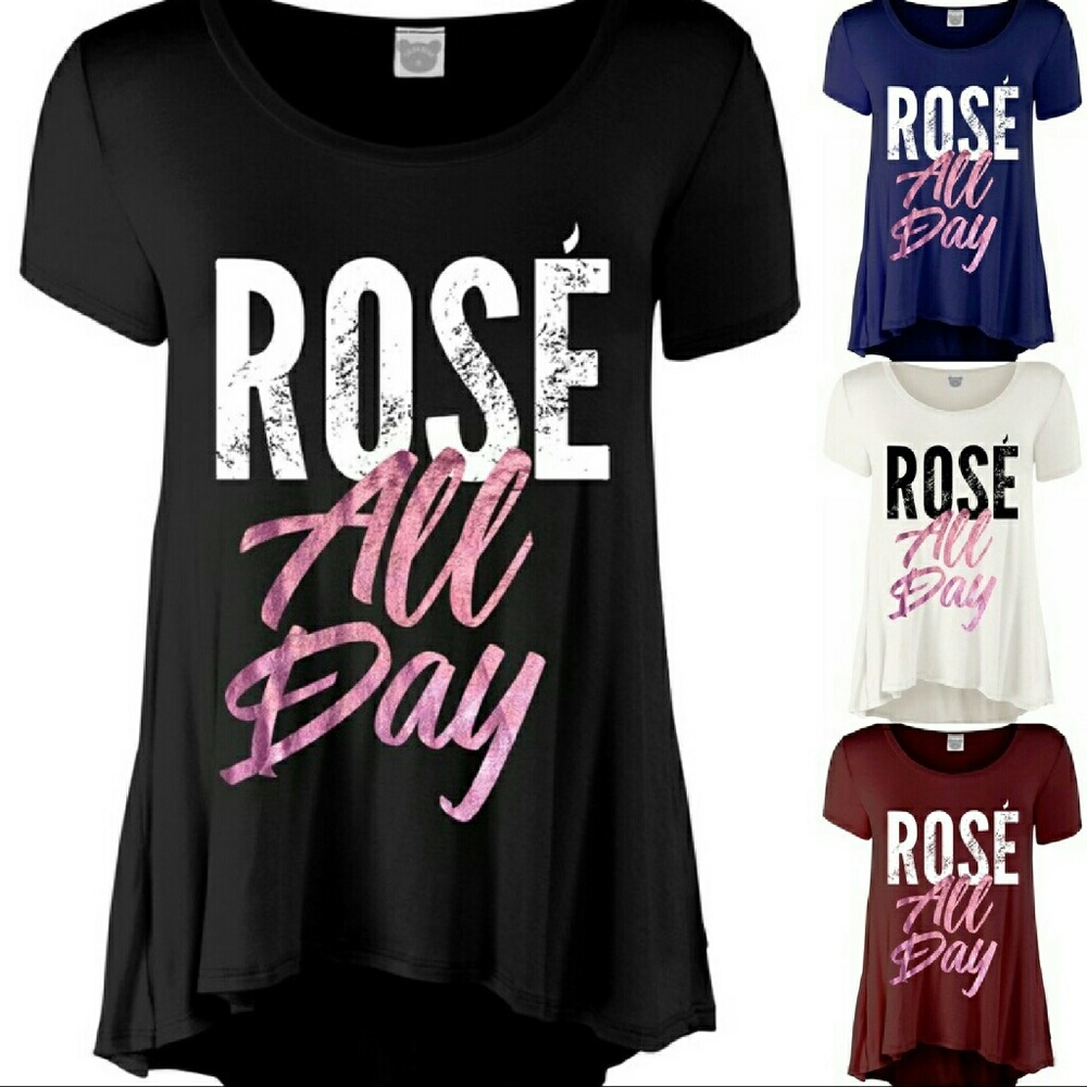Boutique SAlE Tee Rose All Day