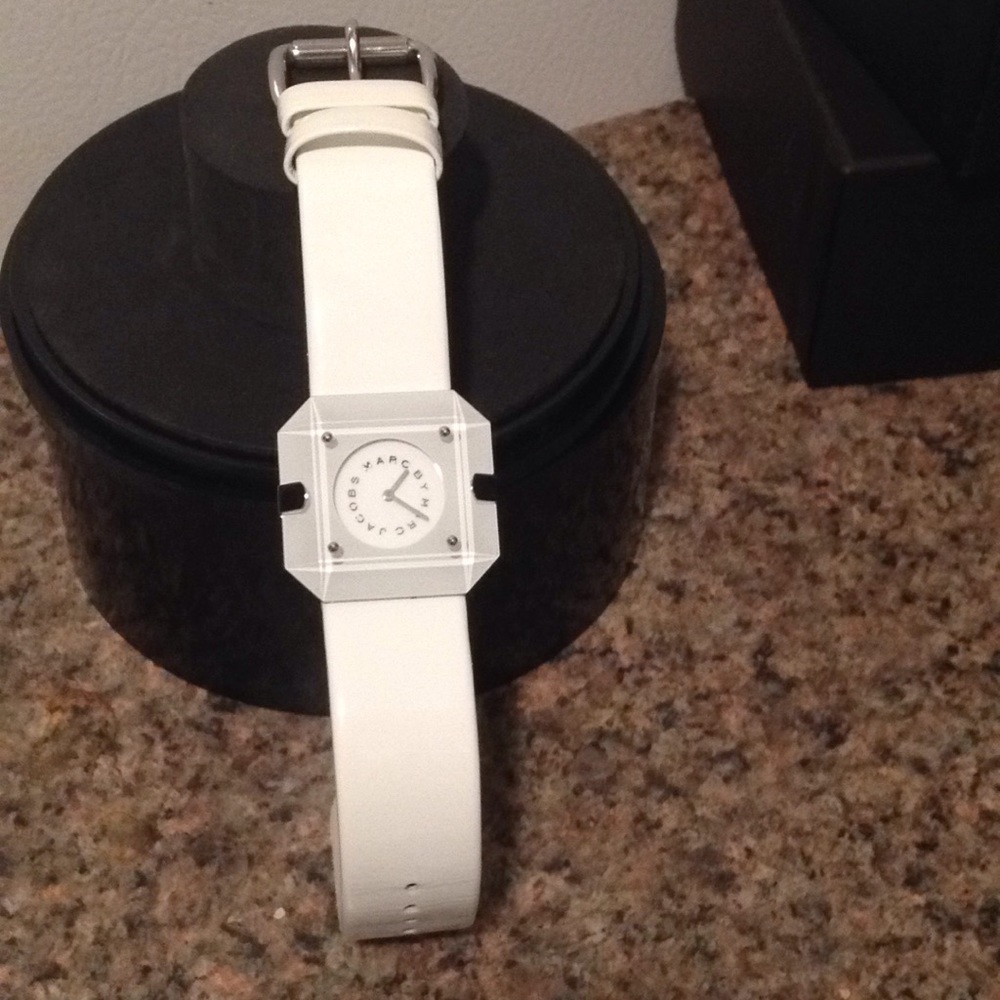 Marc by Marc Jacobs square crystal watch