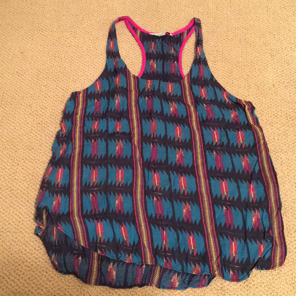 Ikat print American eagle tank size small ~