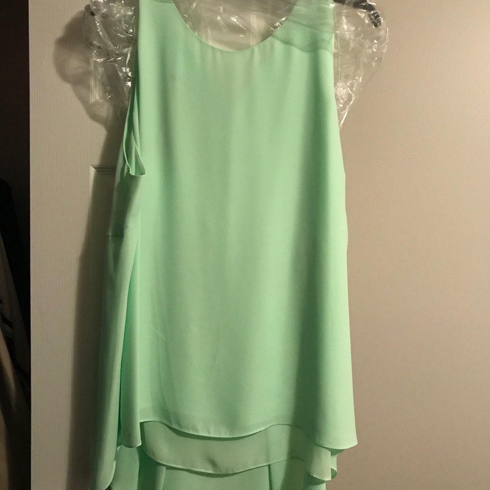 Vince Camuto high low blouse