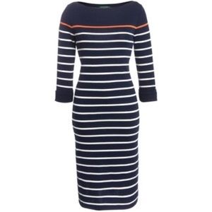 Lauren Ralph Lauren Stripe Midi Dress NWT