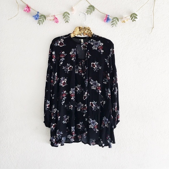 Free People Retro Print Swing Tunic - Picture 2 of 8