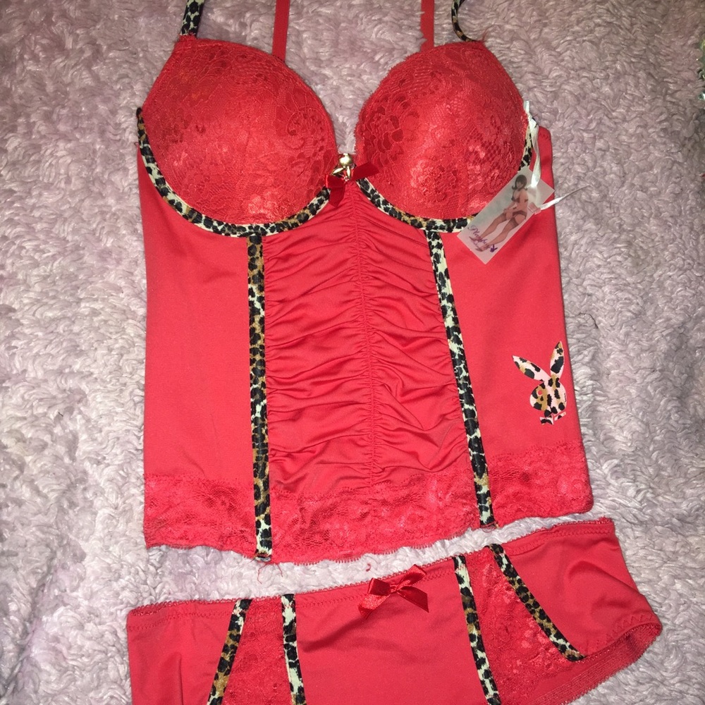 Playboy👙 corset set super sexy