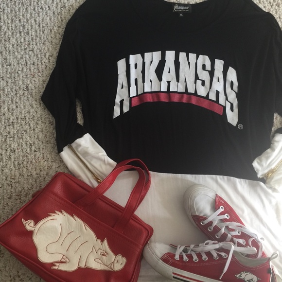 Gameday Couture Tops - Gameday Couture Arkansas Razorback Tunic