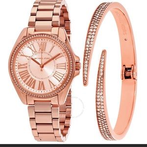 Brand New w/ Tags Rose Gold Watch and Bracelet