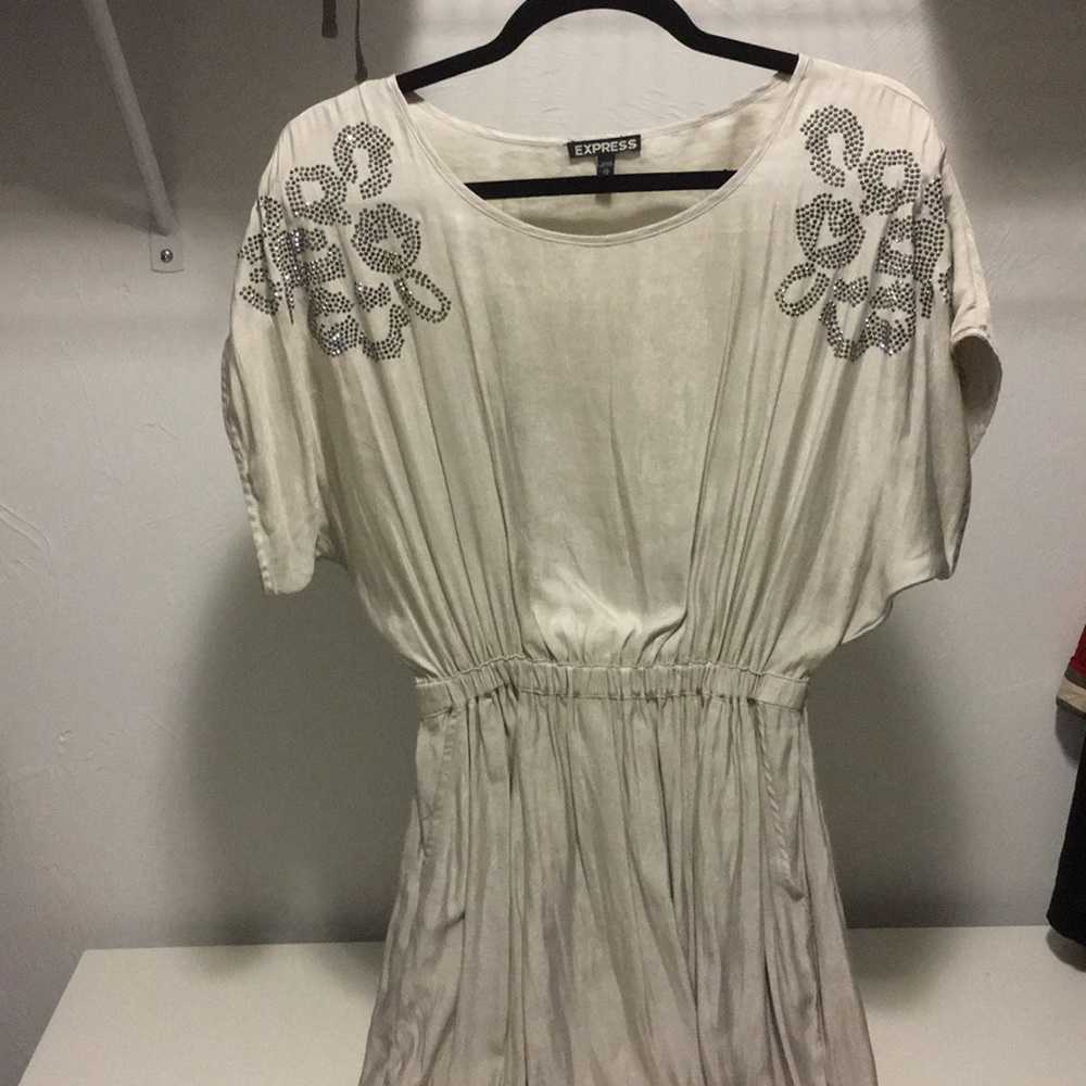 Express tan dress