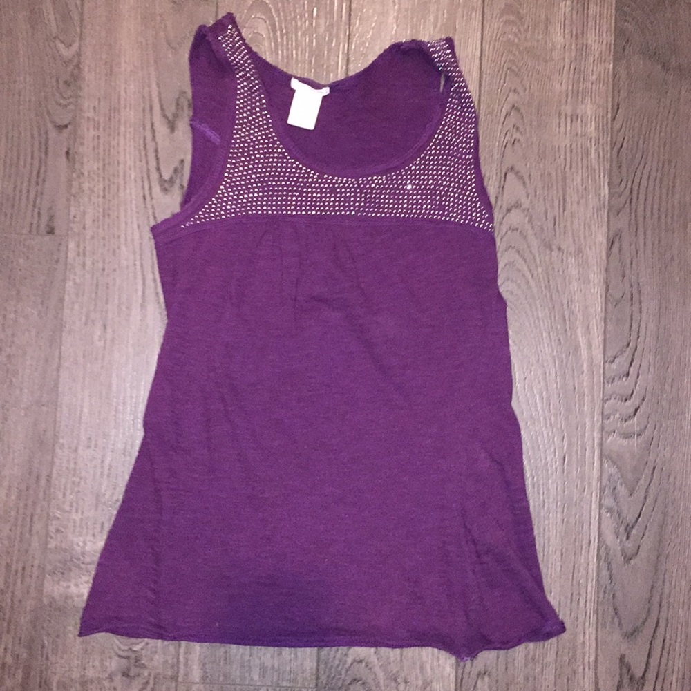 Purple Bling Tank