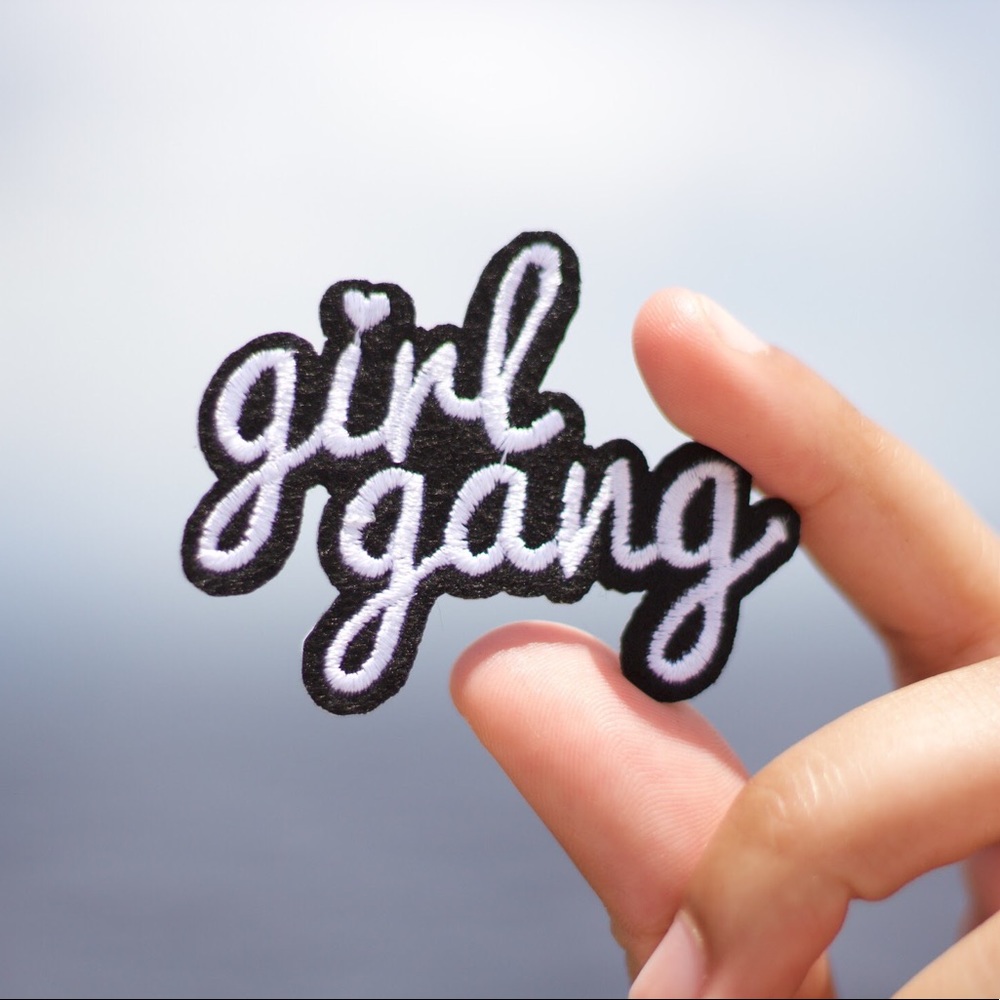 Girl Gang Iron on Patch