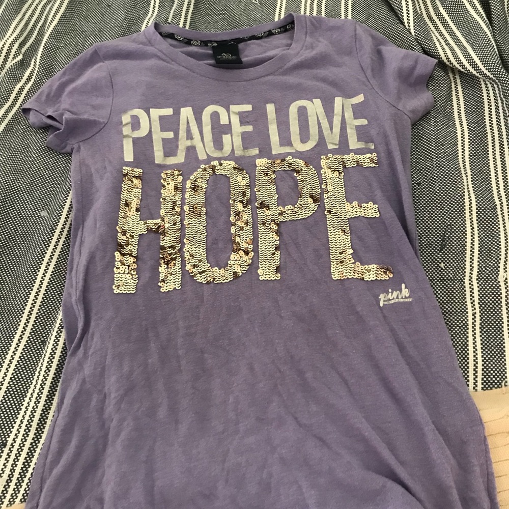 VS lavender sequin t Shirt