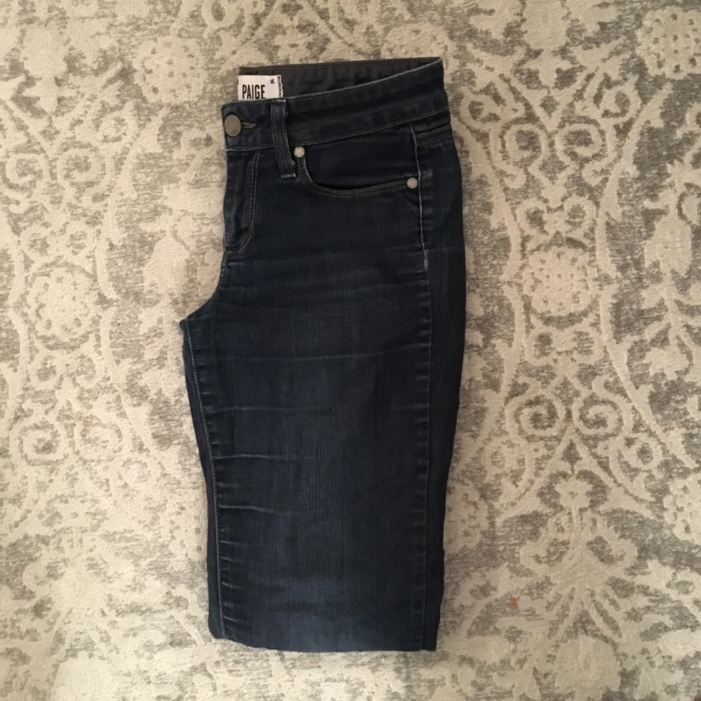 Dark wash denim