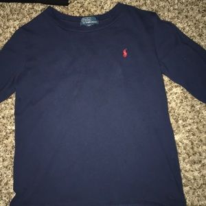 Boys long sleeve polo