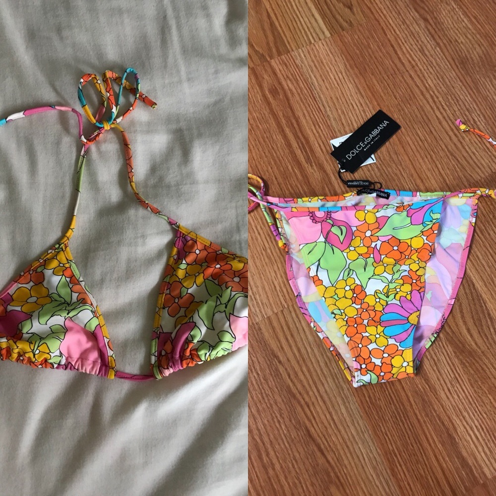 Floral print bikini