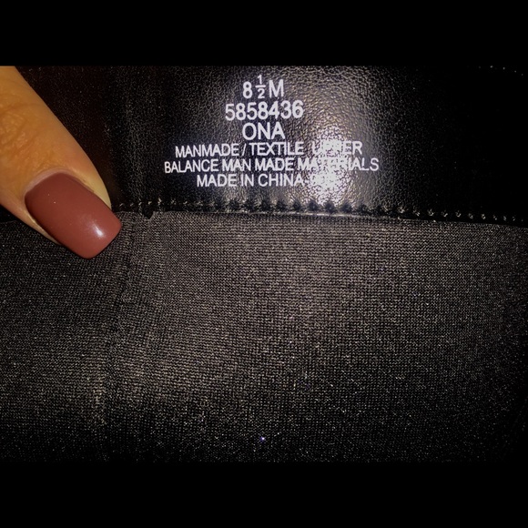 Black Leather Boots - Picture 1 of 2
