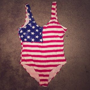 Joe Boxer American Flag Bathing Suit