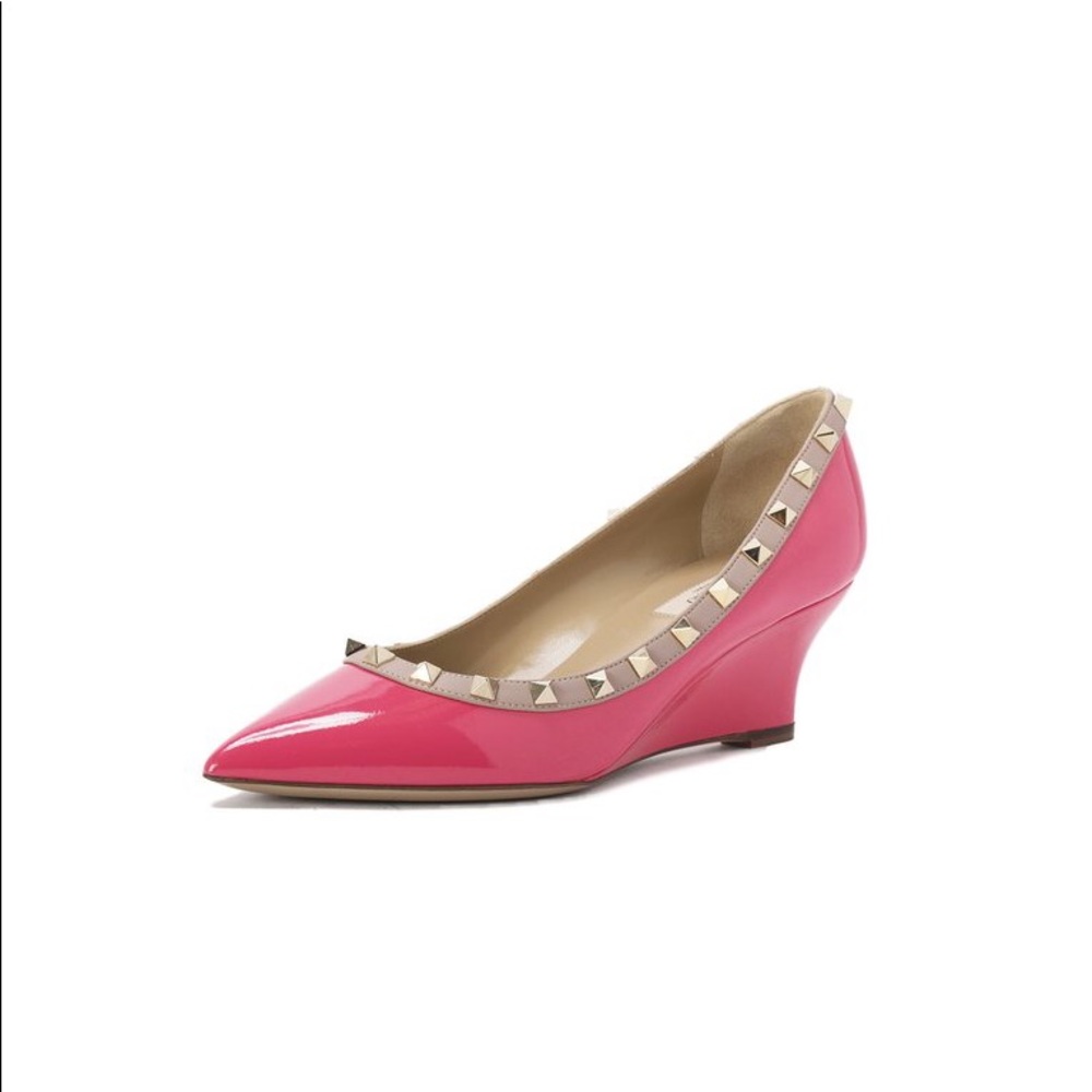 Valentino Rockstud Wedge