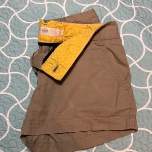 JCrew chino tan shorts