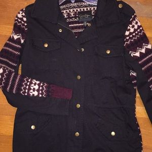 NWOT Jessica Simpson sweater utility jacket