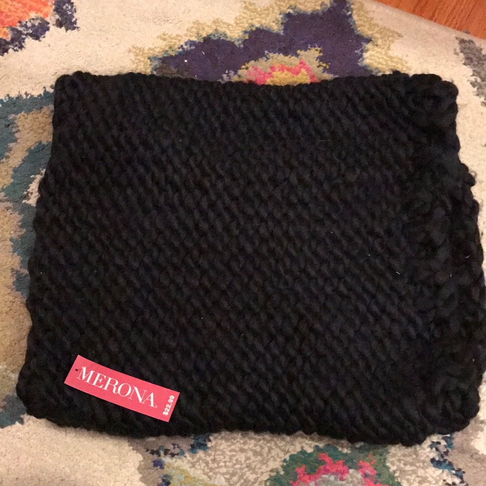Black Infinity Scarf