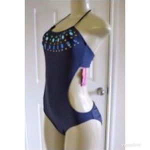 Xhilaration Women's Solid Swimwear Monokini 😍