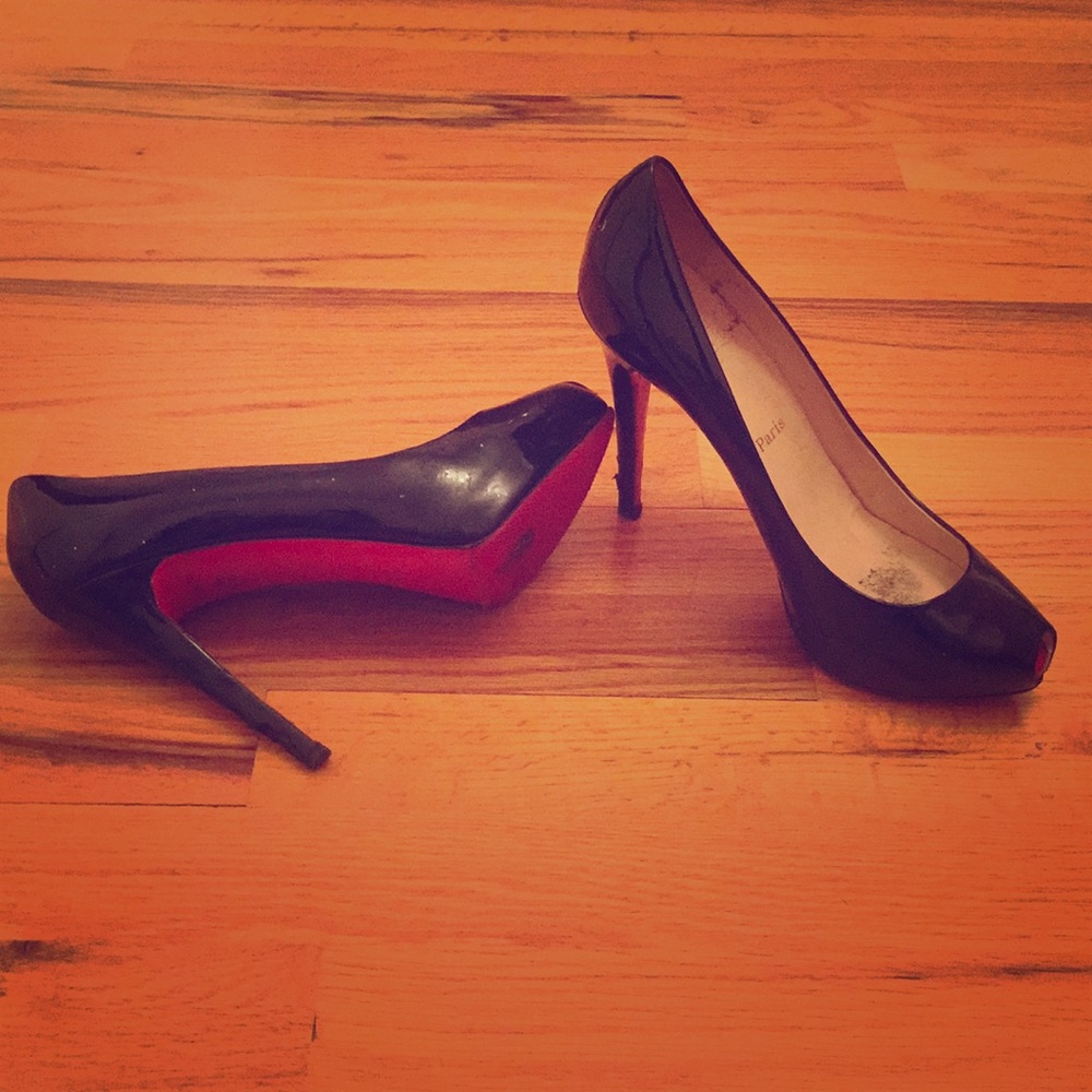 Black  louboutins