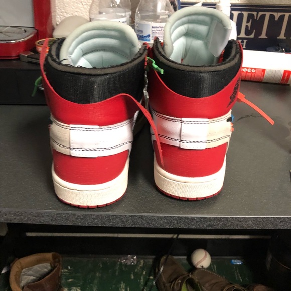 Air Jordan 1 off white size 10 worn - Picture 2 of 8