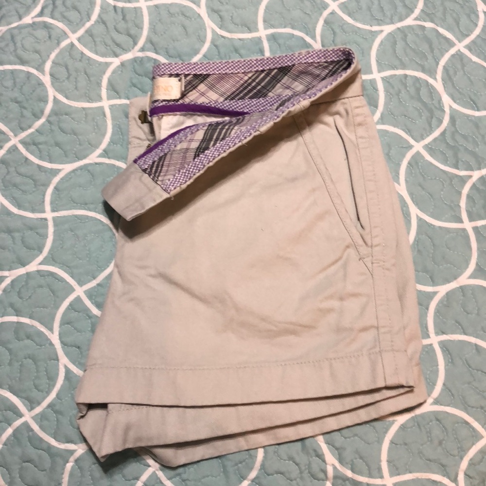 J. Crew chino tan shorts