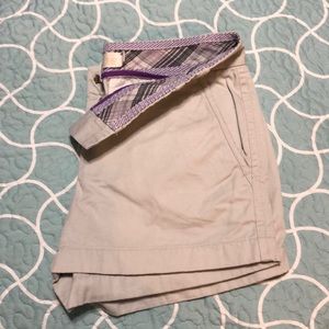 J. Crew chino tan shorts