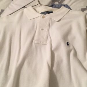 White polo shirt