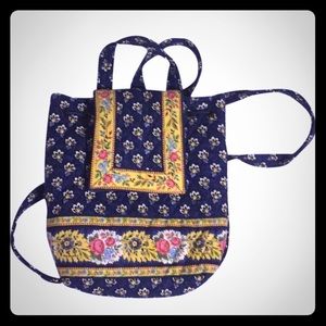 Vera Bradley Maison Blue Backpack