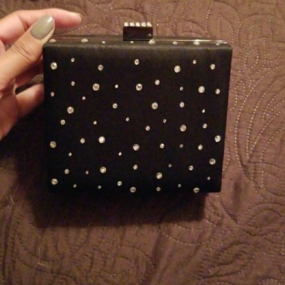 Small black shoulder bag