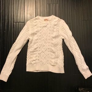 Brooks Brothers Red Fleece Cable Sweater