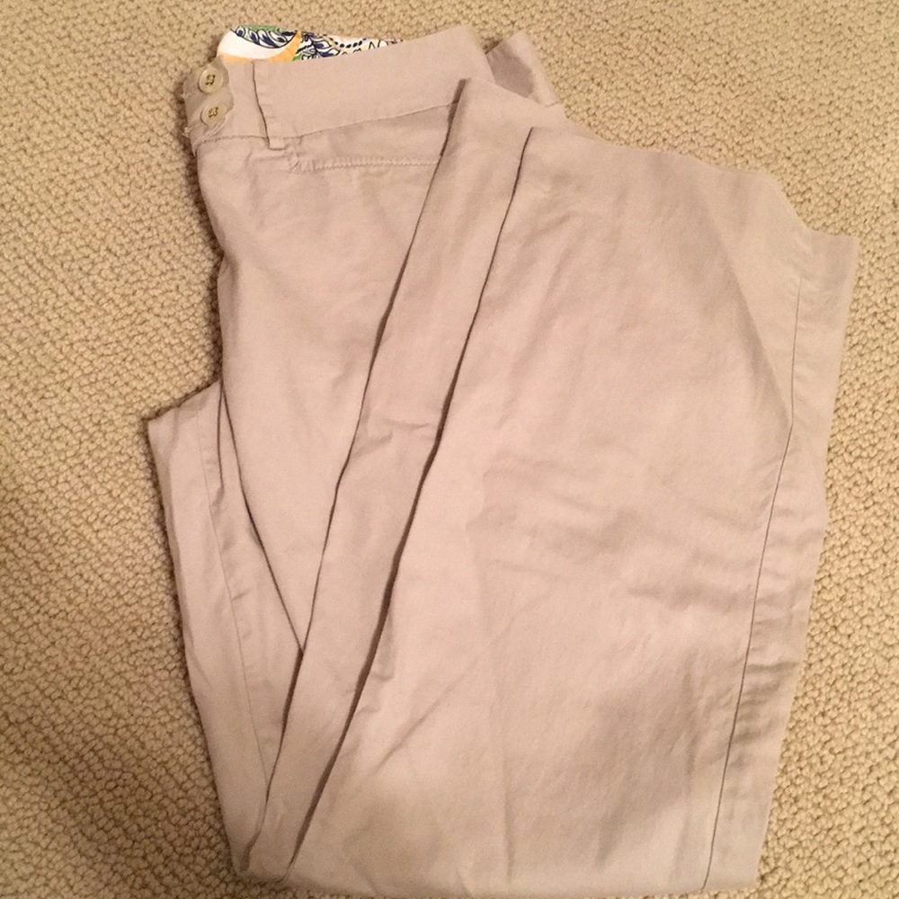 Tommy Hilfiger size 6 Reade trousers khaki color~
