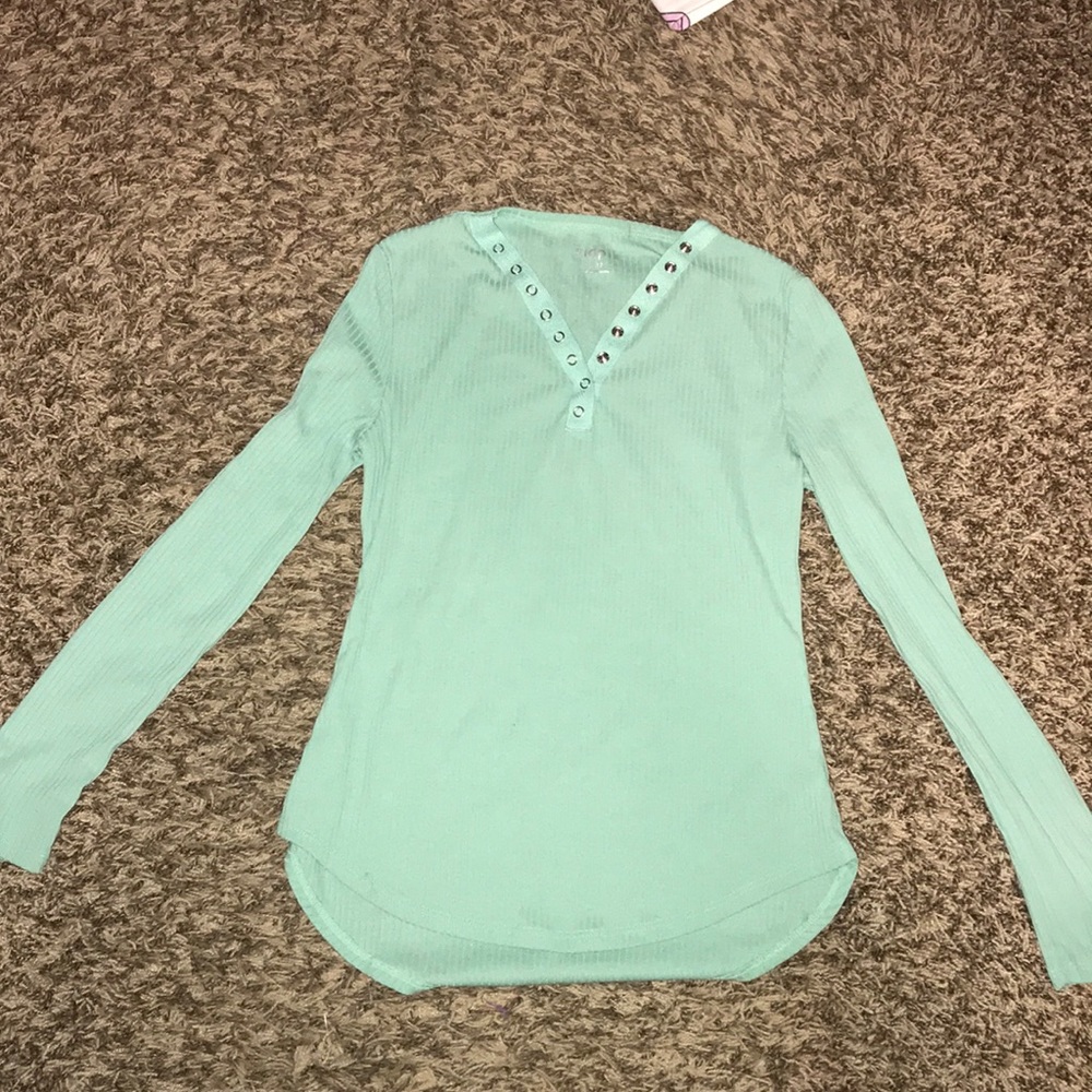NVBW kidpick teal button up!