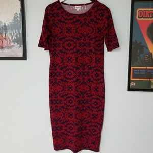 Lularoe patterned Julia dress