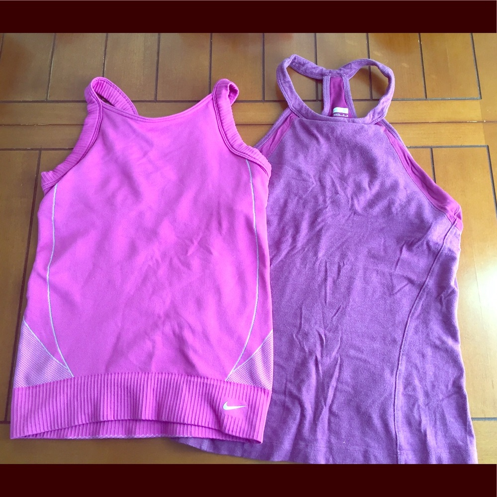 2 Nike tank tops.