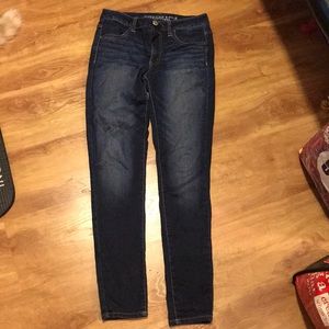 American Eagle Dark blue jeggings